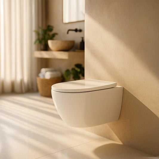 كرسي معلق ابيض مدور مقاس 18