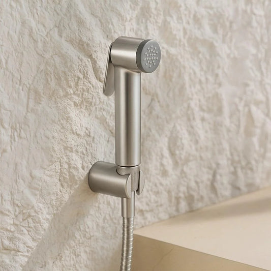 شطاف مع لي وحامل لون فضي مطفي