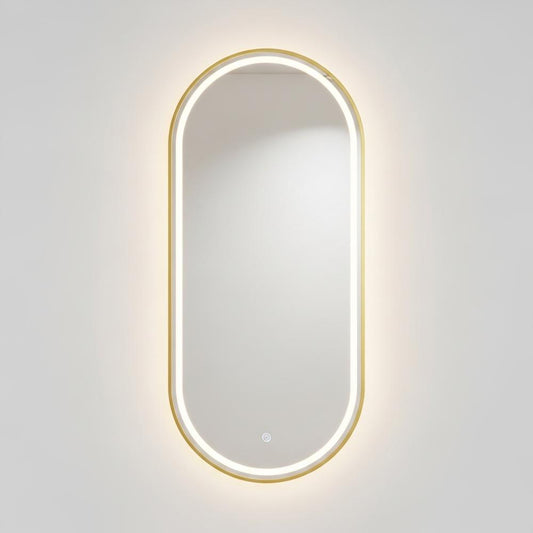 مرايا بيضاويه مع ليد ثلاث الوان مقاس 60*120