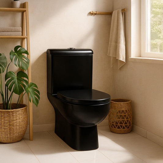 كرسي إفرنجي اسود مقاس 25 , 30